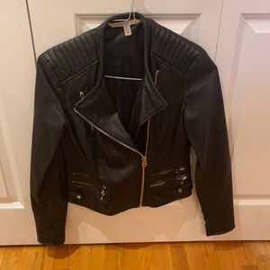 Black Zara Leather Jacket